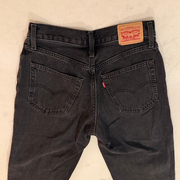 Levi's 94 Baggy Black Jeans Size 27 - Picture 3 of 5